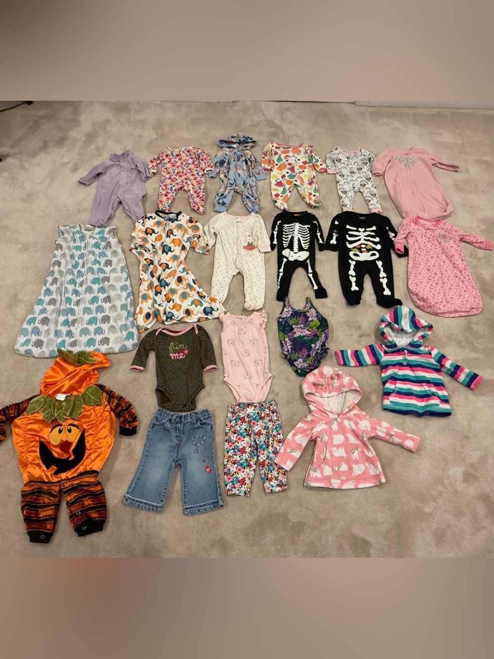 Baby Clothes - Lot of 20 Items - Sizes 6-9 Months with Various Brands